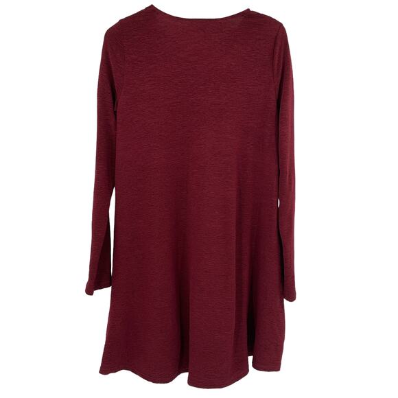 2/$30 SHOW ME YOUR MUMU Toby Tie Dress Size M Shift Maroon Mini - Picture 6 of 11